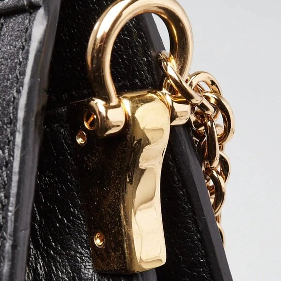 Gucci Black Leather Ophidia Small Shoulder Bag - Picture 5 of 11